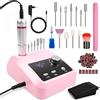 Gaethra Fresa per Unghie Professionale 45000RPM Lima Unghie Elettrica con LED Intelligente e Modalità Pedale Manicure e Pedicure Kit Trapano Elettrico per Unghie Gel, per Studio Estetiste Casa Regali