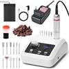 Gaethra Fresa per Unghie Professionale 45000RPM Lima Unghie Elettrica con LED Intelligente e Modalità Pedale Manicure e Pedicure Kit Trapano Elettrico per Unghie Gel, per Studio Estetiste Casa Regali