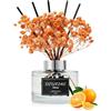 DIUFJAG 150ml - Agrumi,Citrus Bastoncini Profumati per Ambienti con 8 Bacchette,Profumo per la Casa, per Camera da Letto,Ufficio,Bagno,Scaffale