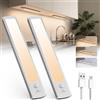 TANSOOL+ 20cm Luce LED Sottopensile, Armadio LED con Sensore di Movimento