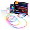MMEEVT Meevt 20M Striscia LED Neon RGB, IP65 24V Neon Luci LED per Esterni Festa