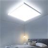 OTREN Plafoniera LED Soffitto Quadrata, 6500K Lampada da Soffitto LED Moderno, Plafoniera Bagno IP44 per Camera da Letto, Cucina, Soggiorno, Balcone, Ufficio, 30CM 2400LM