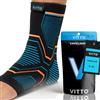VITTO Cavigliera Ortopedica - Cavigliera Sportiva Per Danni Ai Legamenti, Caviglie Deboli, Tendinite Di Achille e Artrite (Manica, XL)