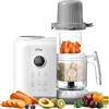 Bear Cuocipappa Mixer Multifunzione 7-in-1 per Bébé - Vapore, Mixer, Pulse, Pulizia Automatica, Sterilizzato, Riscalda, Scongela - Robot Cucina Multifunzione