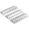 GIRXZYBX 39,5 x 15 cm, copertura del bruciatore per Landmann Grillchef, Landmann Triton, Landmann Minton, Landmann Avalon, Grandhall Maxim GT4, distributore di fiamma in acciaio inox
