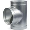 Weedness Raccordo a T 200 mm per Ventilatore canalizzato aspirazione Filtro Carbone Grow Ventilazione