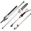 MagiProject Aste per Tagliaerba 4in1 Multifunzione Troncarami Tagliasiepe Motosega, aste di Ricambio Senza Motore con Attacco Asta Diametro 26 e innesto a 9 Righe