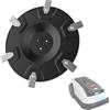Chuancheng Dischi lama + 6 lame di ricambio per Ecovacs Goat O500 O600 RTK O800 O1200 G1-800 G1-2000 G1, disco facile da installare, taglio efficiente