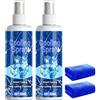 Yoselumin Spray Rinfrescante Corpo, 2 * 100ml Freddo Istantaneo per Viso, Corpo, Auto