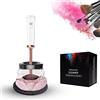 Senhui Detergente per pennelli Make Up, per asciugatrice, per 10 secondi, per lavare e asciugare, con detergente per pennelli elettrico, con 8 set di silicone, strumento per cosmetici profondi