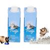 OsoRetail Frigija Latte per Gatti Pack 2 × 250 ml - Basso contenuto di lattosio (<0,1%), senza zuccheri aggiunti, fonte di calcio e vitamine - adatto per gattini e adulti
