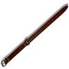 Pet's Market Collare Cane Cani 40x700 mm in Cuoio con Fibbia Doppie Borchie Colore Marrone Scuro Comodo Resistente (Marrone Scuro)