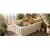 Euroshoppingonline Terrario per tartarughe. Può contenere acqua facilmente drenata attraverso rubinetto esterno già installato. Dimensioni: cm 60 x 40 x h cm 19. Rettangolare. Materiale: plastica bianca