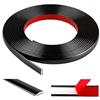 ddckj 6M Modanatura Adesiva per Pareti PVC Strisce Adesive Nere Striscia Adesiva Muro Decorativa per Porte, Finestre, Cornice Adesiva per Pareti (LARG.: 1 cm, SP.: 3 mm)