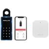 Populife Cassetta Chiavi WiFi con Gateway, Smart Cassetta Chiavi con Codice, Cassa di Sicurezza per Esterni con Controllo Remoto Wireless, Montabile a Parete e su Maniglia Key Box, Impermeabile IP66
