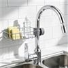 FALSKT Rubinetto Lavello Cucina 360 °Girevole con 1 Porta Sapone 2 Modalità