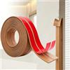 SahCognitual Paraspigoli Muro e Modanatura Adesiva per Pareti 3m x 40mm, Battiscopa Adesivo in PVC Flessibile, Modanature per Pareti Impermeabili per Angoli, Cucina, Bagno e Finestre (Effetto Legno-40MMx3M)