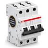 GRENDA-HAMMER ABB S203-C16 - Interruttore automatico a 3 poli, 16 A, Caratteristica C, fusibile automatico 6kA, interruttore LS per corrente rotante e binario ad asta, sistema pro M compact 3P