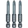 QUARKZMAN 3Pz #2 Punta Cacciavite Phillips PH2 1/4 Gambo Esagonale 2 (50mm) Lunga 0.2 Punta Magnetica a Croce Acciaio S2 Industriale per Cacciavite per Utensili Elettrici, Blu
