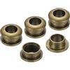 PATIKIL 4pz Occhielli Solidi in Ottone 5mm 1/5 Autoportanti Bronzo | Superficie Arco e Rondella, per Scarpe Abbigliamento Borse Artigianato in Pelle