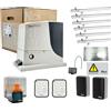 Generico KIT NICE ROBUS 1000 BD 24V PER CANCELLO SCORREVOLO 1000 KG 6MT CREMAGLIERA RB1000BDKCE-MT6