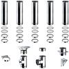 Brico Kit Kit Fumi Diametro 200 Mono Parete in Acciaio Inox, Altezza 6,05m, Kit scarico fumi per Stufa a Pellet e Legna, Caldaie, Camini | Brico Kit