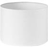 Zarivy Paralume cilindrico E27 bianco 25x25x20 cm in tessuto popeline, ideale per lampade da tavolo e decorazione di interni.