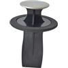COOLHIYA Griglia per Lavandino Cucina per Lavello e Waste Disposer, Tappo di Scarico Filtro in Acciaio Inox, Sigillo Acqua, Nero