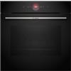 Bosch HBG7341B1 - Forno da incasso Smarter Serie 8, 60 x 60 cm, Made in Germany, nero, resistente allo sporco e autopulente, Air Fry, Bosch Assist automatico, aria calda 3D, touch screen a colori e