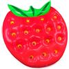 Materassino Gonfiabile 146x143 cm in PVC a Forma di Fragola Ranieri Strawberry