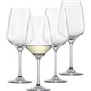 Schott Zwiesel Tulip - Set di 4 bicchieri da vino bianco, in cristallo Tritan, lavabili in lavastoviglie, realizzati in Germania, 340 ml