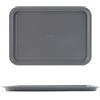 H&H Teglia Rettangolare Deli Chef 35x25 cm in Alluminio con Rivestimento Antiaderente - Colore Grigio - Teglia per Dolci e Preparazioni da Forno - Lavabile in Lavastoviglie - Uso Professionale