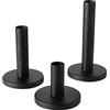 BOLTZE Malko 3 Pezzi Metallo, Colore Nero, Decorazione per Tavolo/comò, candelabro 2004618, Ferro, Universale, 3 unità
