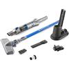 Genius A82113, Invictus One 2.0 Mano + aspirapolvere 12 Pezzi, Blu, Sacchetto e Senza Fili con 13000 PA, 2 filtri HEPA, Batteria agli ioni di Litio, Fessure, Bocchetta per Pavimenti