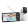 momcozy BM03S Baby Monitor Senza WiFi Portata 500m, 5,5" 1080P, 5800mAh