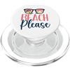 The Aqua Cottage Grafica parasole Beach Please PopSockets PopGrip per MagSafe