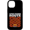 Funny Corgi Route Dog Lover Custodia per iPhone 14 Corgi Zoomie Route Mappato Cane Proprietario Umorismo