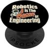 Funny Quote Gifts Codificatore divertente del programmatore di AI di evoluzione del robot di rob PopSockets PopGrip Adesivo