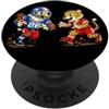 Bahaa's Tee Football Eagle vs Cheetah Mascot Sports Graphic PopSockets PopGrip Adesivo