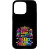 Years Of Being Awesome Birthday Apparel Custodia per iPhone 15 Pro Max 5 Years Of Being Awesome Girl Leopard Crown
