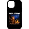 Funny Papa Bear Father Day Camper Campfi Custodia per iPhone 12 Pro Max S´More Problems Orso da campeggio divertente Falò