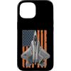 F-22 Raptor F22 Raptor Fighter Jet Funny Custodia per iPhone 15 F-22 Raptor Funny USA Flag Graphic