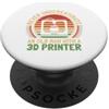 3D Printing Gifts Stampante 3D Amante Proprietario Maker Design Divertente PopSockets PopGrip Adesivo