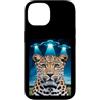 Leopard Party Decorations Leopard Access Custodia per iPhone 14 Leopard Print Stuff Leopard Alien UFO Strano Donna Leopardo