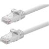 Monoprice FLEXboot Series 109818 - Cavo di rete Ethernet UTP, Cat6, 550 MHz, serie FLEXboot, 24 AWG, 550 MHz, colore: bianco