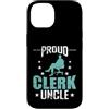 clerk uncle office pride desk job paperw Custodia per iPhone 14 Orgoglioso impiegato zio orgoglio ufficio