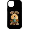 Costume di Halloween da strega cane Hava Custodia per iPhone 14 Plus Never Mind The Witch Attenti al cane Havanese Halloween