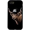 Funny Farm Animal Highland Cow Humor Des Custodia per iPhone SE (2020) / 7/8 Hot Mess Divertente Highland Mucca