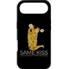 Gustav Klimt The Kiss Art Parody Funny M Custodia per iPhone Air Peach Heart Love Marito Fidanzato Inappropriato Volgare