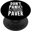 Paving & Driveways T-Shirts & Gifts Finitrici PopSockets PopGrip Adesivo